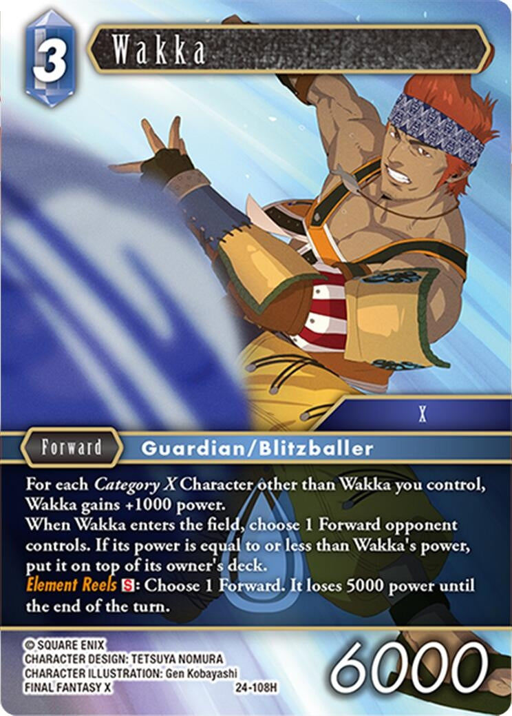 Image for Wakka (Hidden Legends) (24-108H) - Final Fantasy TCG