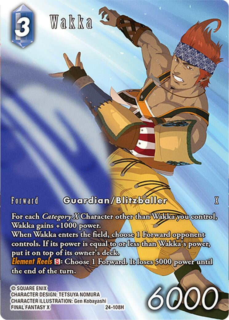 Image for Wakka (Full Art) (Hidden Legends) (24-108H) - Final Fantasy TCG