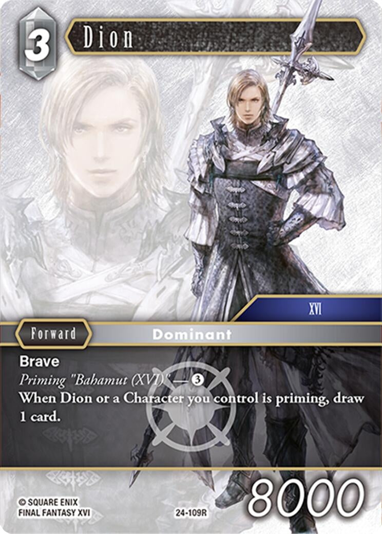 Image for Dion (Hidden Legends) (24-109R) - Final Fantasy TCG