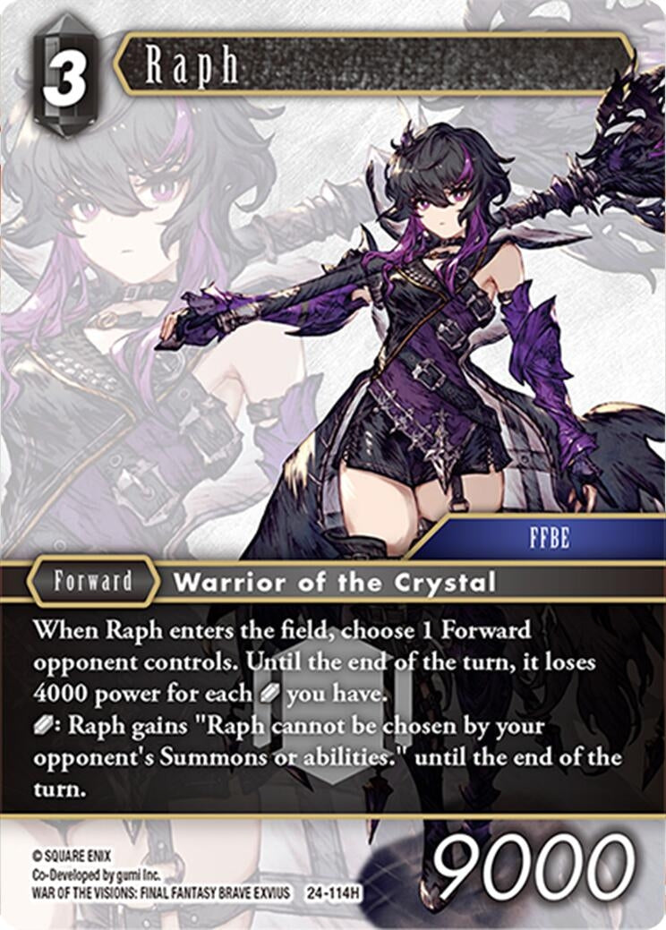 Image for Raph (Hidden Legends) (24-114H) - Final Fantasy TCG