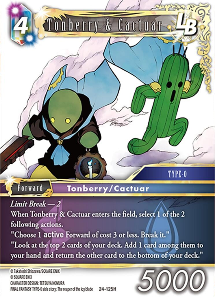 Image for Tonberry & Cactuar LB (Hidden Legends) (24-125H) - Final Fantasy TCG