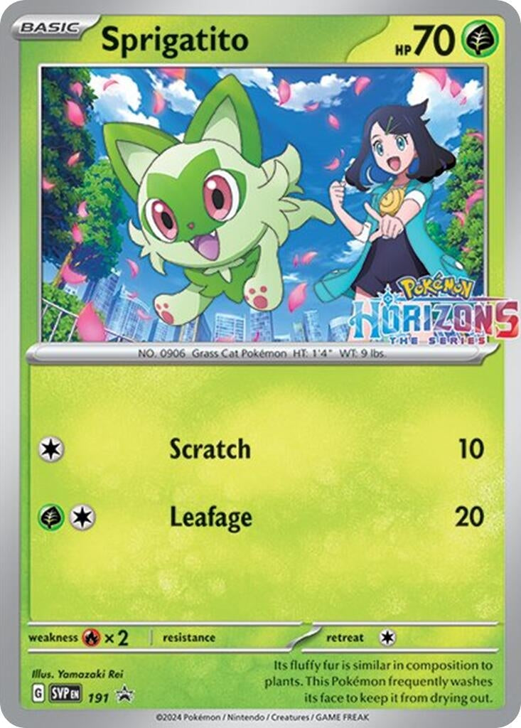Image for Sprigatito - 191 (SV: Scarlet & Violet Promo Cards) (191) - Pokemon