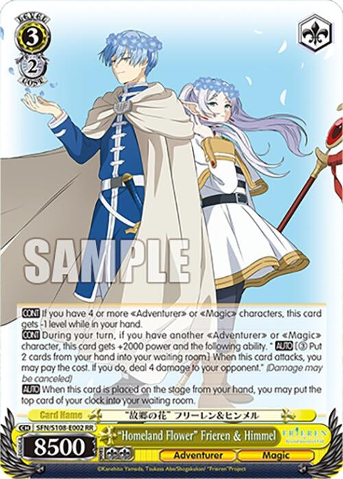 Image for "Homeland Flower" Frieren & Himmel (Frieren: Beyond Journey’s End) (SFN/S108-E002 RR) - Weiss Schwarz
