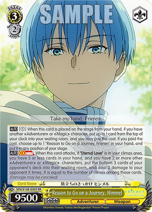 Image for Reason to Go on a Journey, Himmel (Frieren: Beyond Journey’s End) (SFN/S108-E003 RR) - Weiss Schwarz