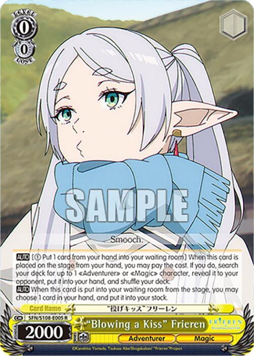 Image for "Blowing a Kiss" Frieren (Frieren: Beyond Journey’s End) (SFN/S108-E005 R) - Weiss Schwarz
