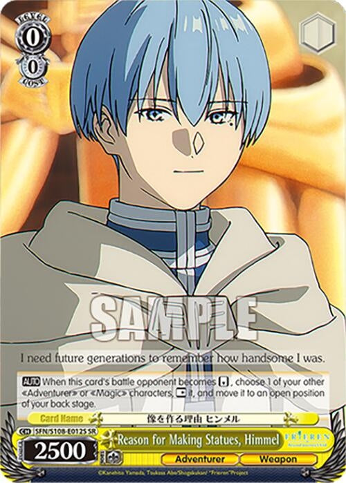 Image for Reason for Making Statues, Himmel (SR) (Frieren: Beyond Journey’s End) (SFN/S108-E012S SR) - Weiss Schwarz