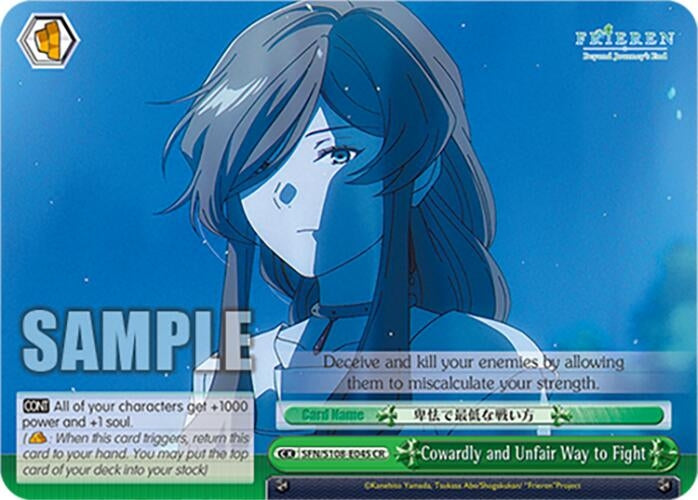 Image for Cowardly and Unfair Way to Fight (Frieren: Beyond Journey’s End) (SFN/S108-E045 CR) - Weiss Schwarz