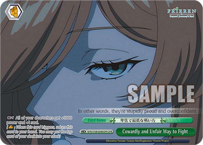 Image for Cowardly and Unfair Way to Fight (OFR) (Frieren: Beyond Journey’s End) (SFN/S108-E045OFR OFR) - Weiss Schwarz