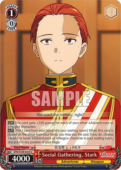 Image for Social Gathering, Stark (Frieren: Beyond Journey’s End) (SFN/S108-E055 U) - Weiss Schwarz