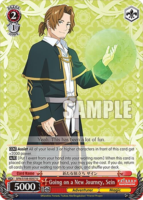 Image for Going on a New Journey, Sein (Frieren: Beyond Journey’s End) (SFN/S108-E057 U) - Weiss Schwarz