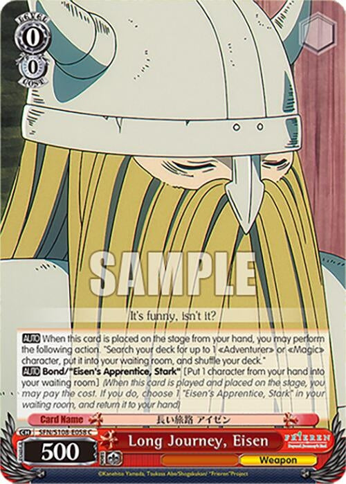 Image for Long Journey, Eisen (Frieren: Beyond Journey’s End) (SFN/S108-E058 C) - Weiss Schwarz