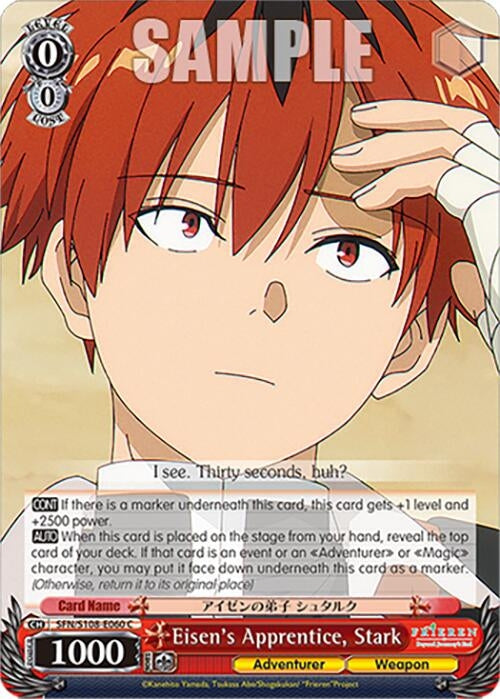 Image for Eisen's Apprentice, Stark (Frieren: Beyond Journey’s End) (SFN/S108-E060 C) - Weiss Schwarz
