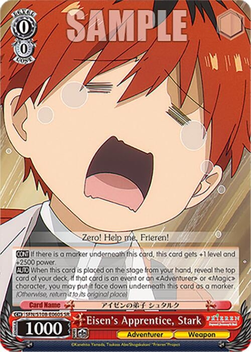 Image for Eisen's Apprentice, Stark (SR) (Frieren: Beyond Journey’s End) (SFN/S108-E060S SR) - Weiss Schwarz