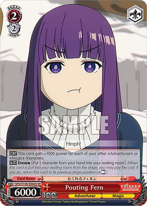 Image for Pouting Fern (SR) (Frieren: Beyond Journey’s End) (SFN/S108-E064S SR) - Weiss Schwarz