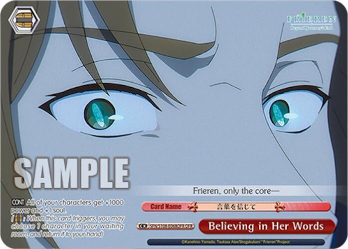 Image for Believing in Her Words (OFR) (Frieren: Beyond Journey’s End) (SFN/S108-E068OFR OFR) - Weiss Schwarz