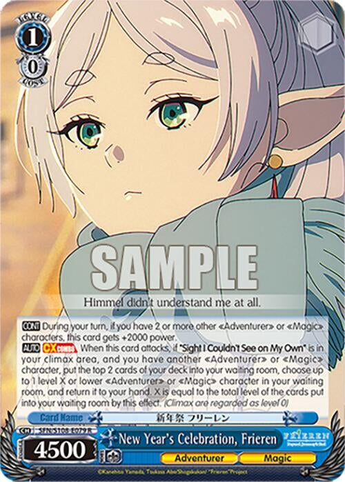 Image for New Year's Celebration, Frieren (Frieren: Beyond Journey’s End) (SFN/S108-E079 R) - Weiss Schwarz