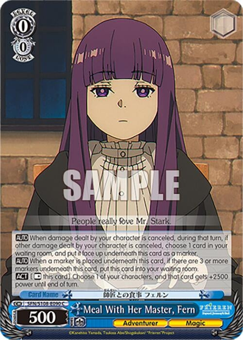 Image for Meal With Her Master, Fern (Frieren: Beyond Journey’s End) (SFN/S108-E090 C) - Weiss Schwarz