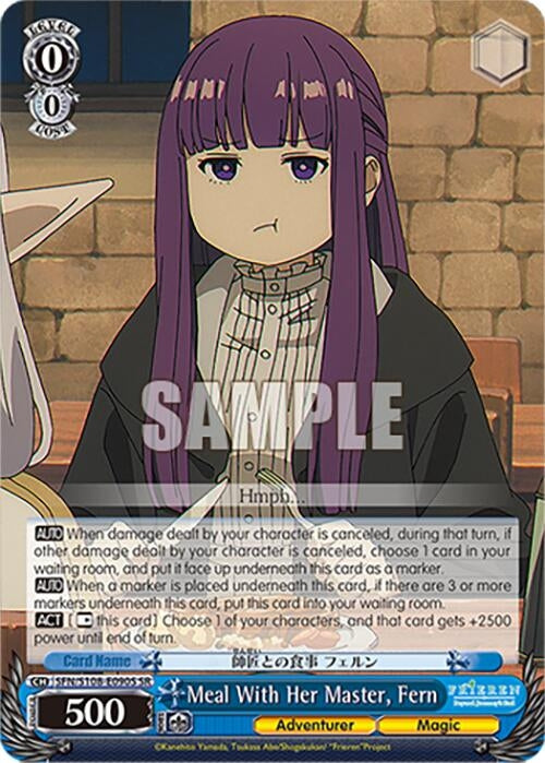 Image for Meal With Her Master, Fern (SR) (Frieren: Beyond Journey’s End) (SFN/S108-E090S SR) - Weiss Schwarz