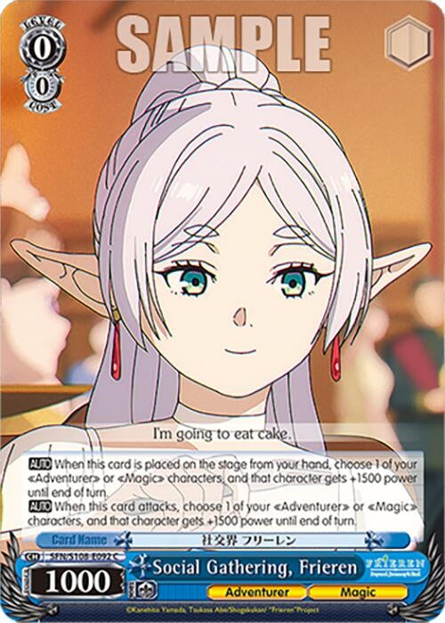 Image for Social Gathering, Frieren (Frieren: Beyond Journey’s End) (SFN/S108-E092 C) - Weiss Schwarz