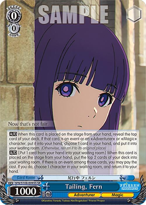 Image for Tailing, Fern (SR) (Frieren: Beyond Journey’s End) (SFN/S108-E093S SR) - Weiss Schwarz