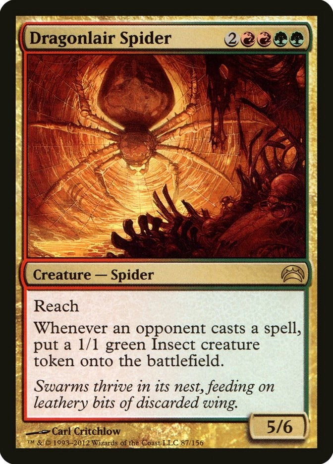 Image for Dragonlair Spider (Planechase 2012) (87) - Magic: The Gathering
