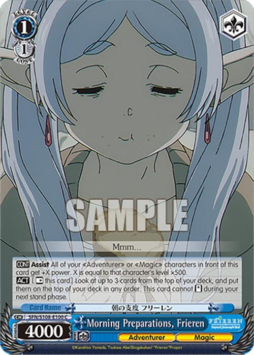 Image for Morning Preparations, Frieren (Frieren: Beyond Journey’s End) (SFN/S108-E100 C) - Weiss Schwarz