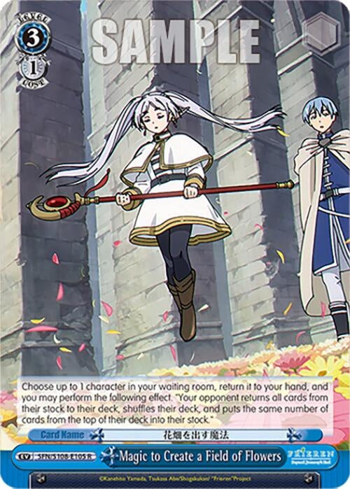 Image for Magic to Create a Field of Flowers (Frieren: Beyond Journey’s End) (SFN/S108-E105 R) - Weiss Schwarz