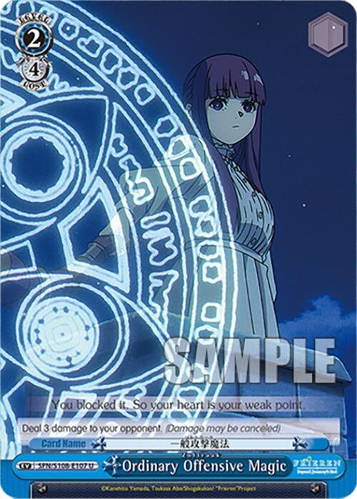 Image for Ordinary Offensive Magic (Frieren: Beyond Journey’s End) (SFN/S108-E107 U) - Weiss Schwarz