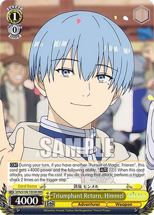 Image for Triumphant Return, Himmel (RRR) (Frieren: Beyond Journey’s End) (SFN/S108-TE05R RRR) - Weiss Schwarz