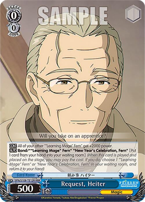 Image for Request, Heiter (RRR) (Frieren: Beyond Journey’s End) (SFN/S108-TE12R RRR) - Weiss Schwarz
