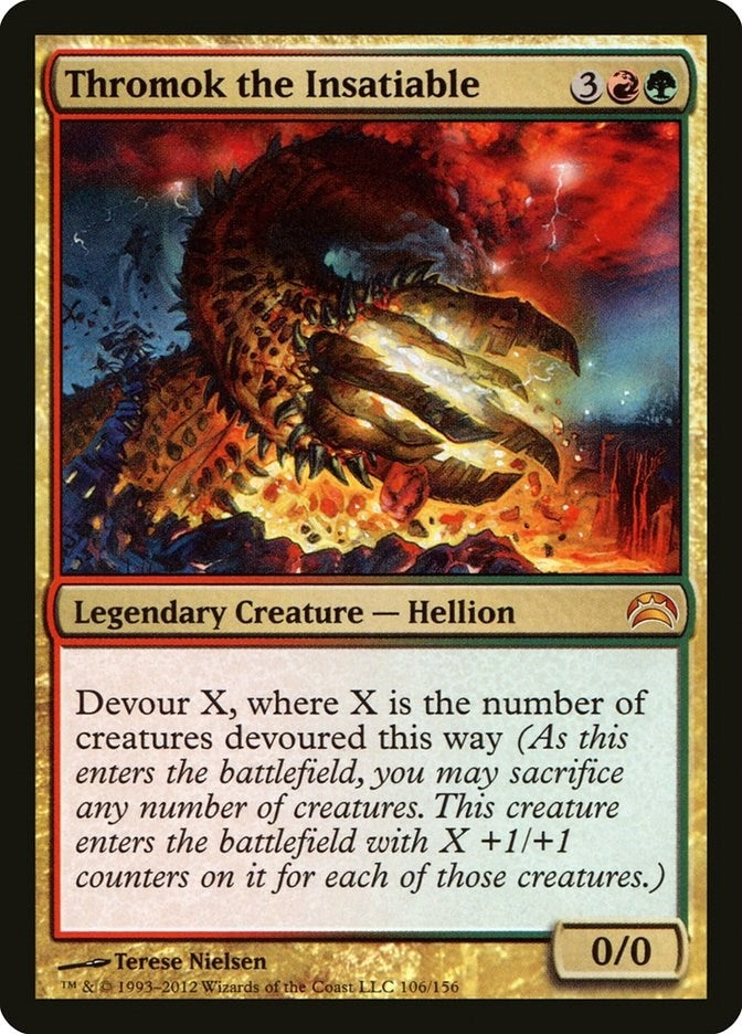 Image for Thromok the Insatiable (Planechase 2012) (106) - Magic: The Gathering