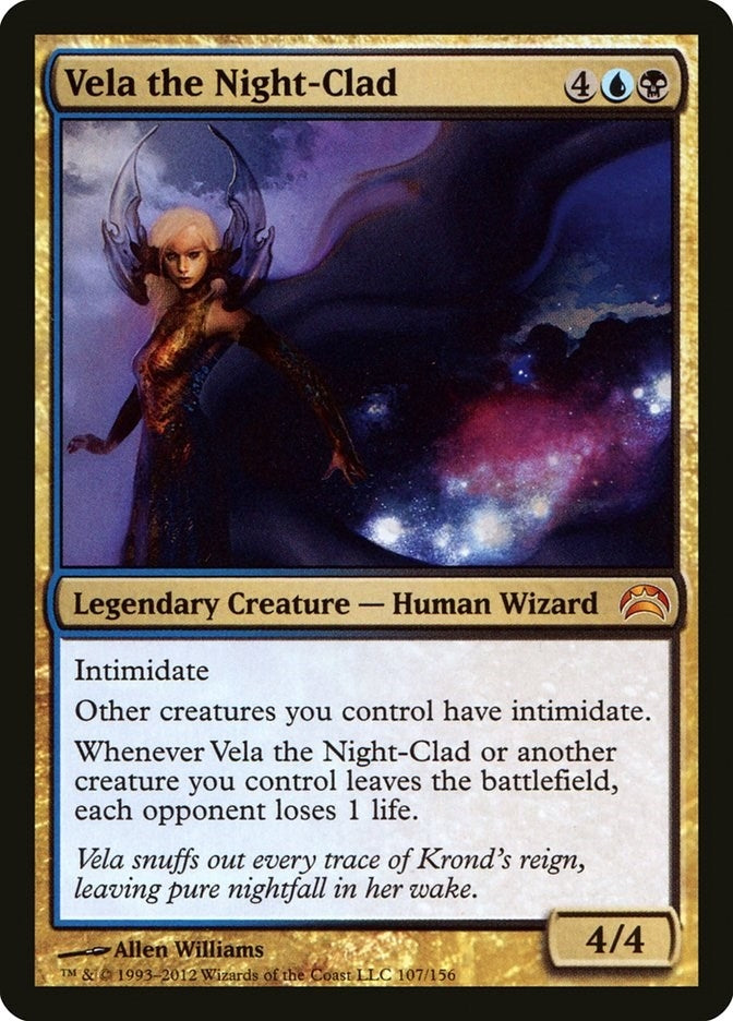 Image for Vela the Night-Clad (Planechase 2012) (107) - Magic: The Gathering