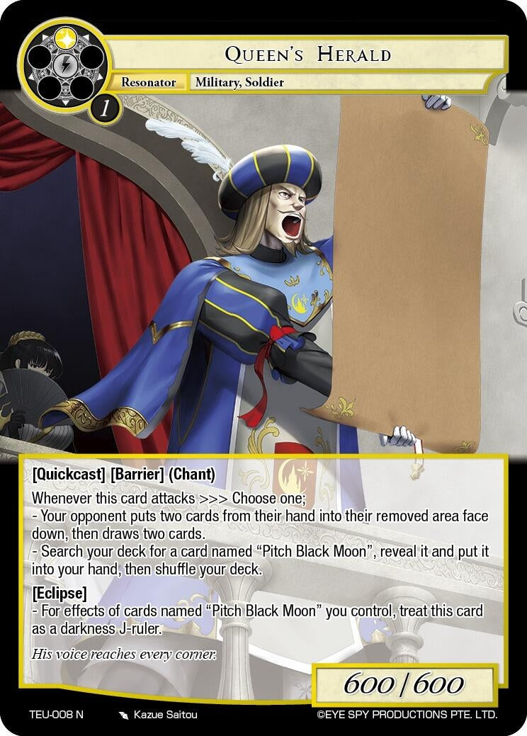 Image for Queen's Herald (Timeless Eclipse of the Underworld) (TEU-008 N) - Force of Will