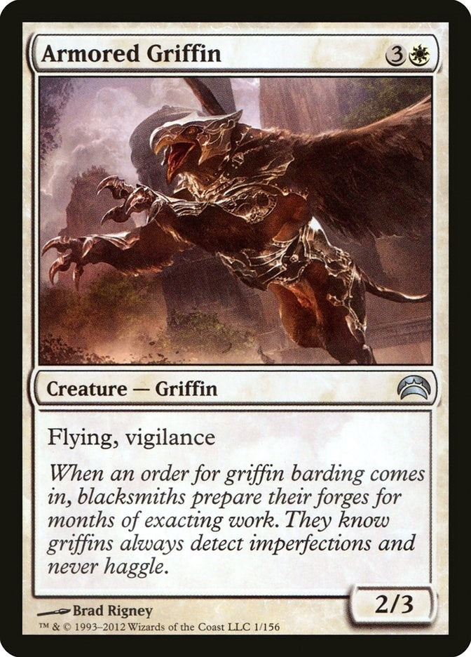 Image for Armored Griffin (Planechase 2012) (1) - Magic: The Gathering