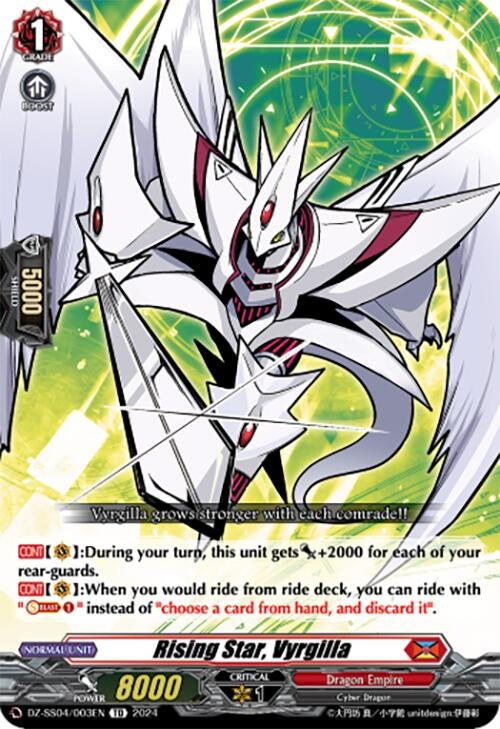 Image for Rising Star, Vyrgilla (DZ-SS04: Special Series Stardust Blade) (DZ-SS04/003EN) - Cardfight Vanguard