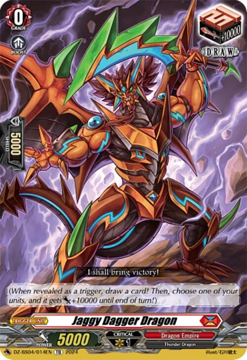 Image for Jaggy Dagger Dragon (DZ-SS04: Special Series Stardust Blade) (DZ-SS04/014EN) - Cardfight Vanguard