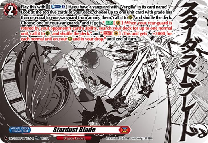 Image for Stardust Blade (Foil) (DZ-SS04: Special Series Stardust Blade) (DZ-SS04/017EN-R) - Cardfight Vanguard
