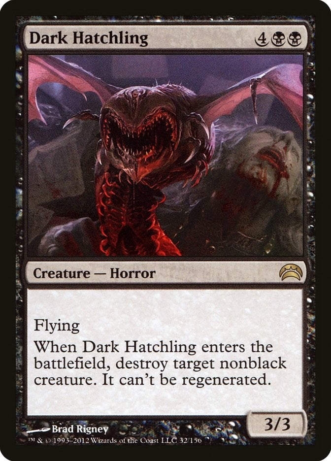 Image for Dark Hatchling (Planechase 2012) (32) - Magic: The Gathering