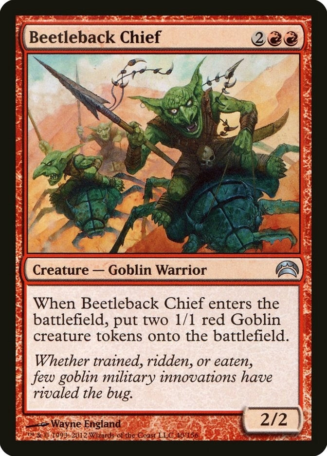 Image for Beetleback Chief (Planechase 2012) (40) - Magic: The Gathering