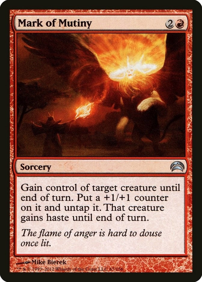 Image for Mark of Mutiny (Planechase 2012) (47) - Magic: The Gathering