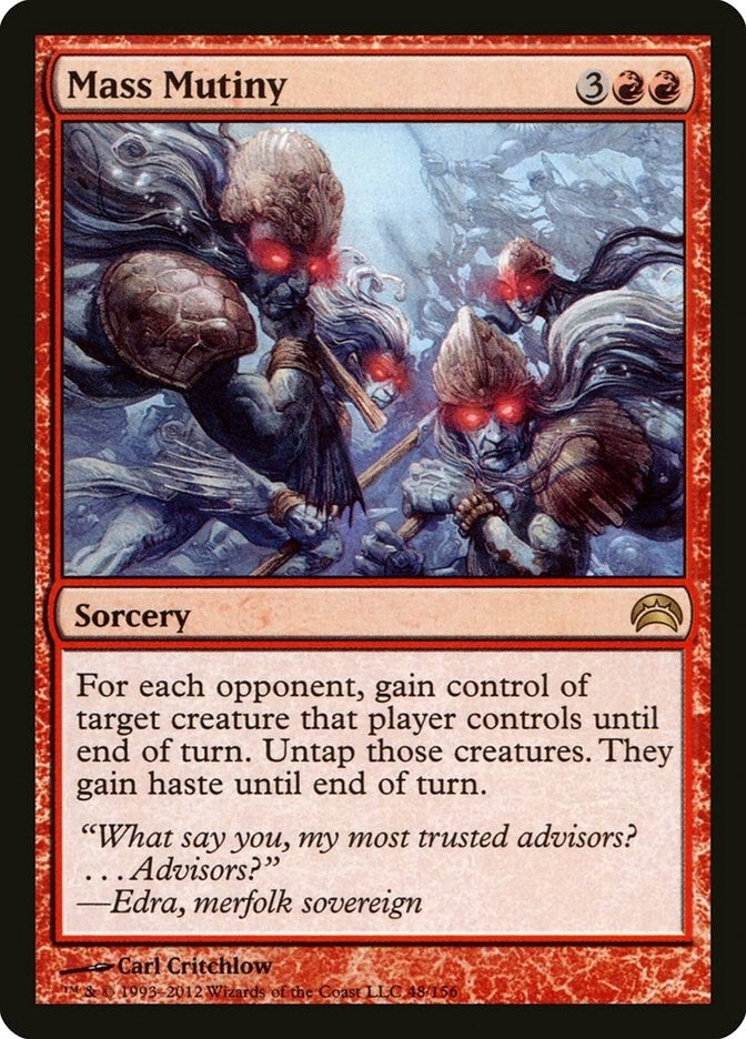 Image for Mass Mutiny (Planechase 2012) (48) - Magic: The Gathering