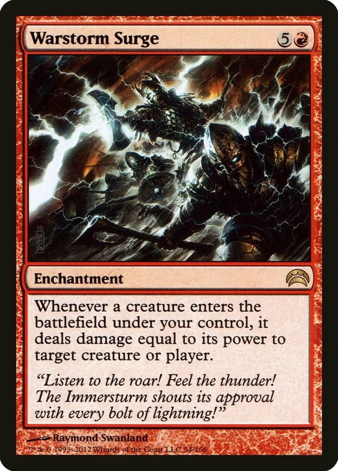 Image for Warstorm Surge (Planechase 2012) (54) - Magic: The Gathering
