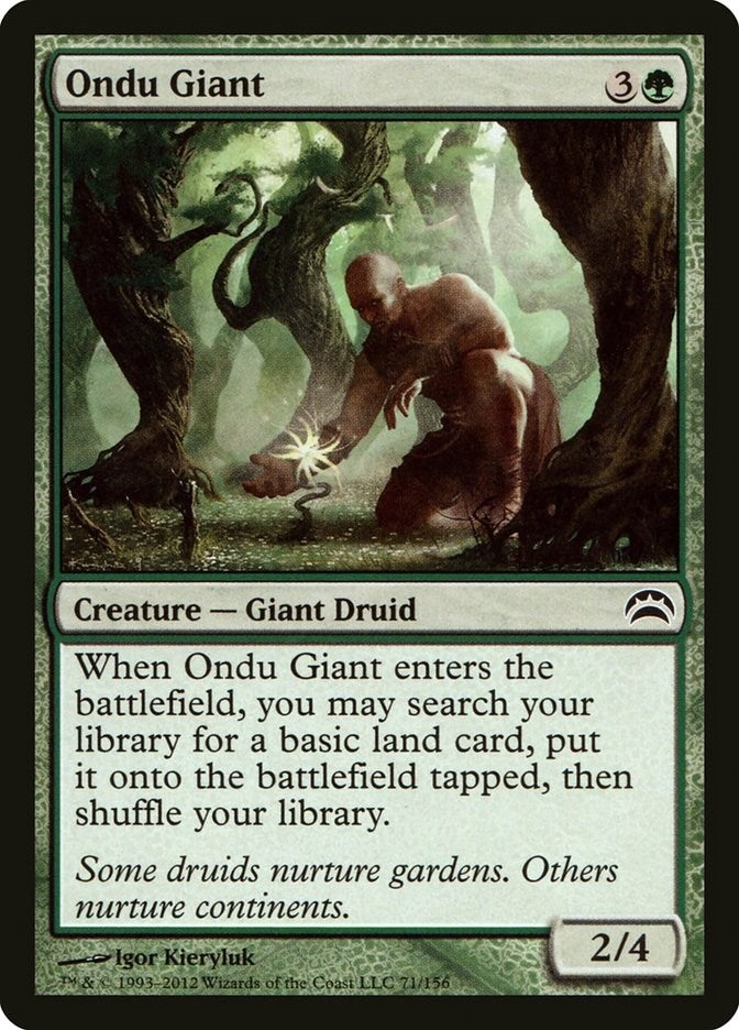 Image for Ondu Giant (Planechase 2012) (71) - Magic: The Gathering