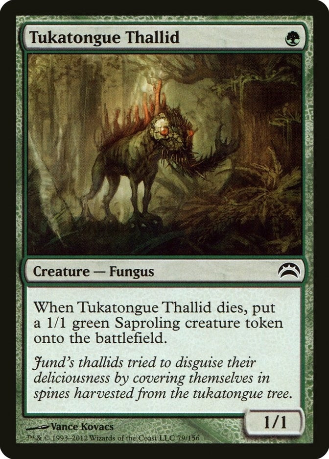 Image for Tukatongue Thallid (Planechase 2012) (79) - Magic: The Gathering