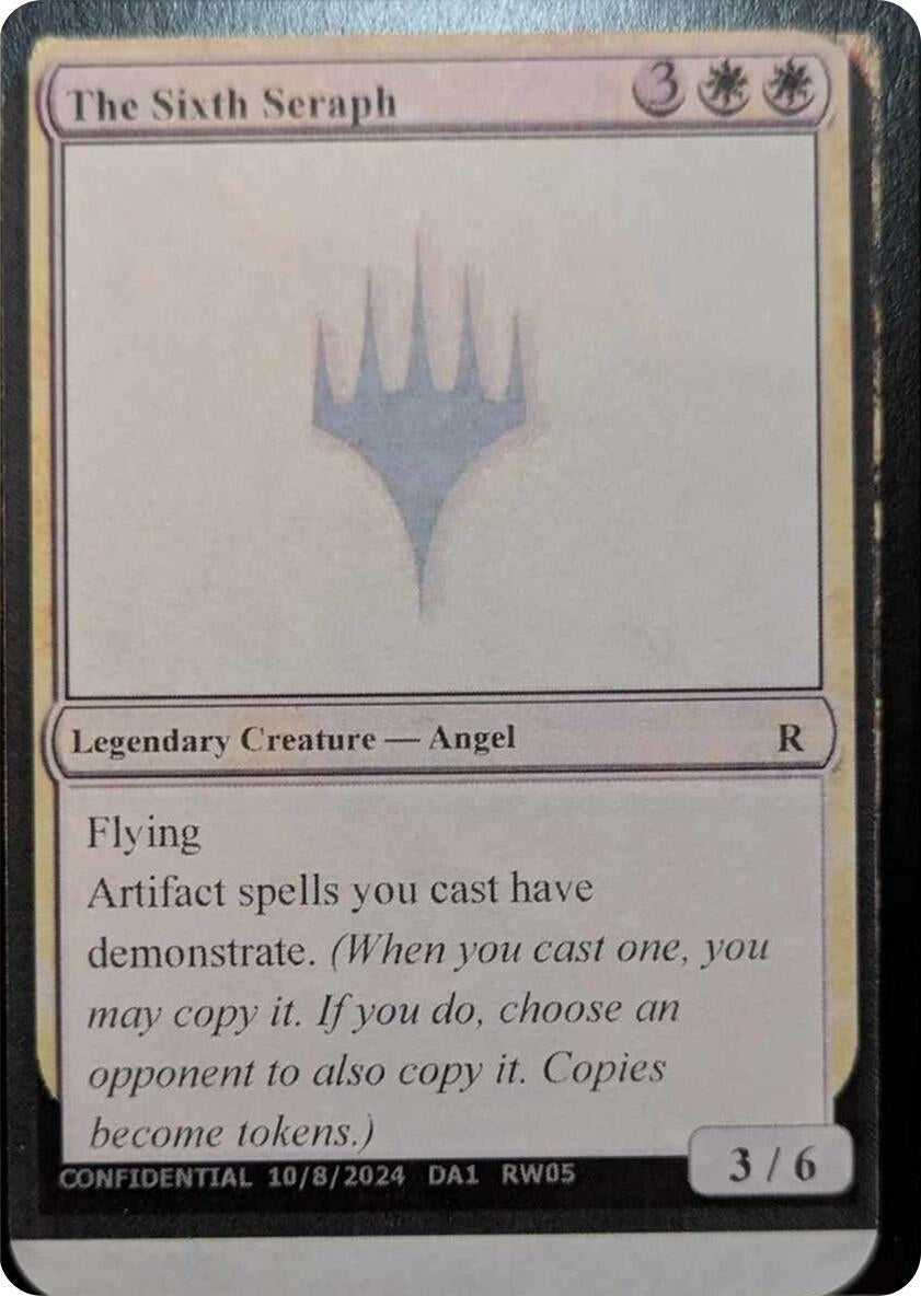 Image for The Sixth Seraph (Un-Known Event Playtest Cards) - Magic: The Gathering