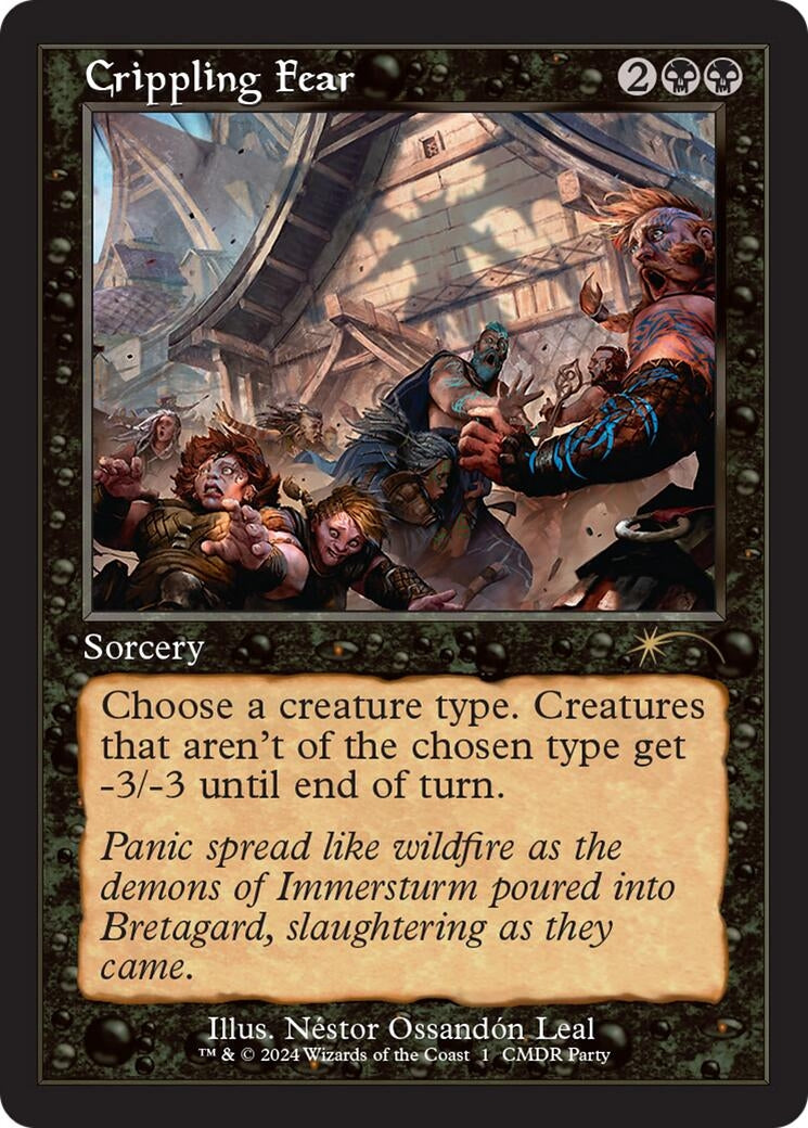 Image for Crippling Fear (Retro Frame) (WPN & Gateway Promos) (1) - Magic: The Gathering