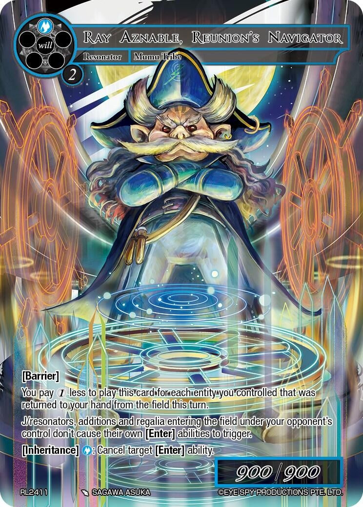 Image for Ray Aznable, Reunion's Navigator (Promo Cards) (RL2411) - Force of Will