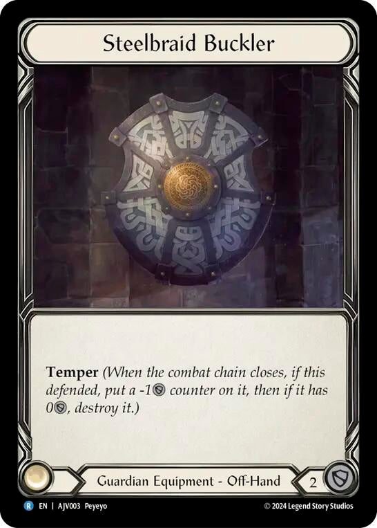 Image for Steelbraid Buckler (Armory Deck: Jarl Vetreidi) (AJV003) - Flesh and Blood TCG