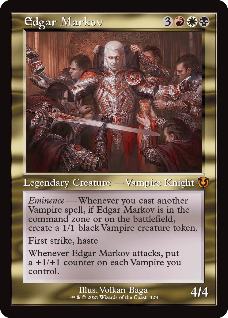 Image for Edgar Markov (Retro Frame) (Innistrad Remastered) (428) - Magic: The Gathering