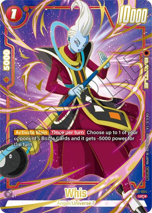 Image for Whis (Championship Pack 03 Finalist) (Tournament and Championship Promos) (FB01-004) - Dragon Ball Super: Fusion World